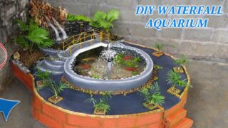 تزئین گوشه باغ با حوض آب