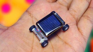 ماشین کوچک خورشیدی ساخت