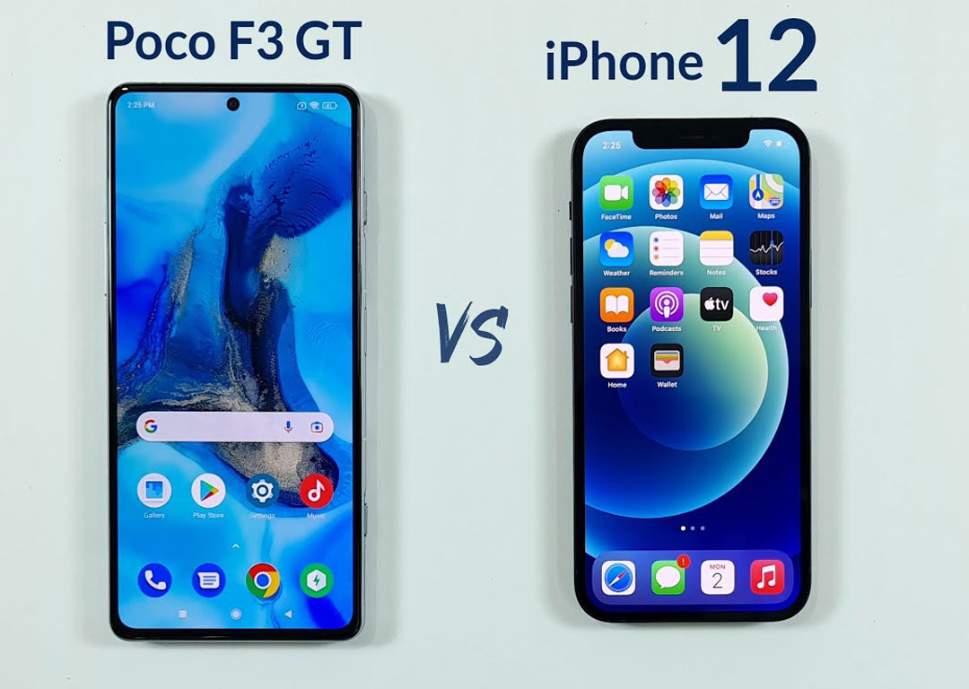 poco f3 5g vs iphone 12