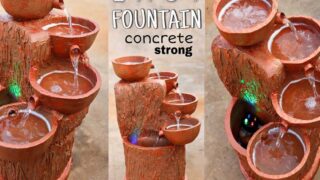 ساخت ایده دکوراسیون حوضچه آب تزئینی