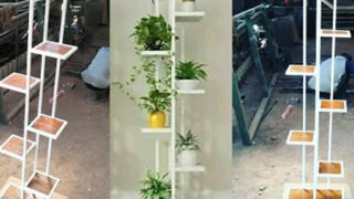 ساخت قفسه آهنی مخصوص گل گیاه