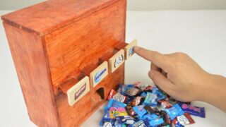 ساخت جعبه تحویل دهنده شکلات در خانه