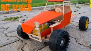 ساخت کامیون اسباب بازی کنترلی در خانه